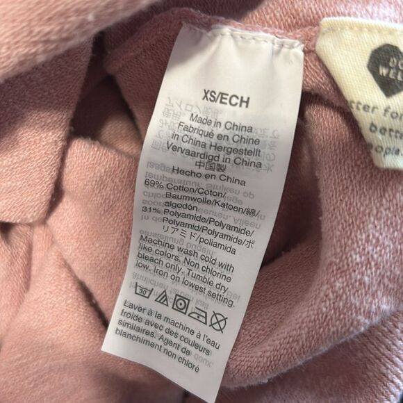 MADEWELL Mock Neck Raglan Sleeve Sweatshirt In Wisteria Dove XS - Picture 7 of 8